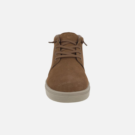Naxos suede ankle boots for men with PITASTEX membrane