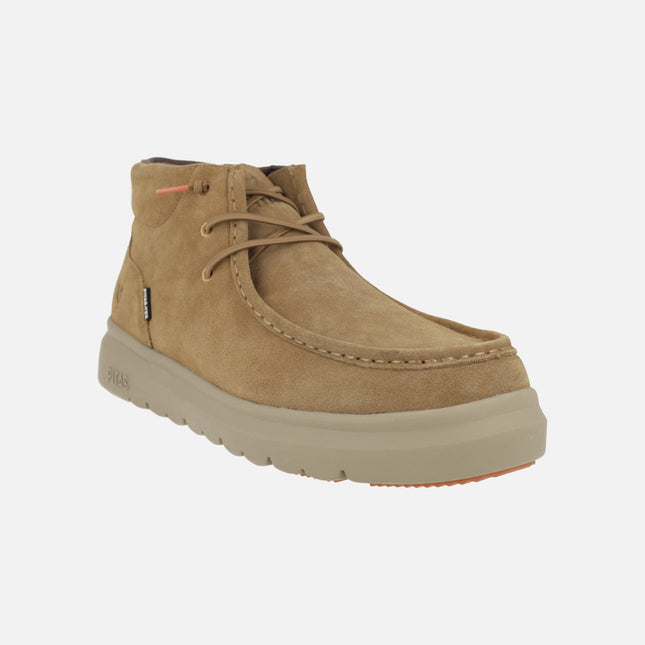OLVERA boots for men in suede leather with PITAS-TEX waterproof membrane