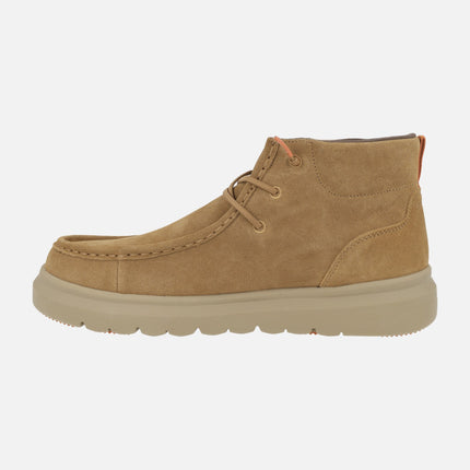 OLVERA boots for men in suede leather with PITAS-TEX waterproof membrane
