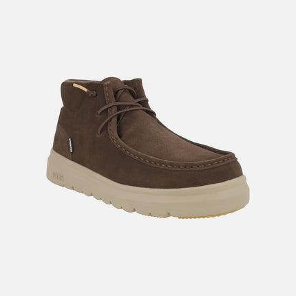 OLVERA boots for men in suede leather with PITAS-TEX waterproof membrane