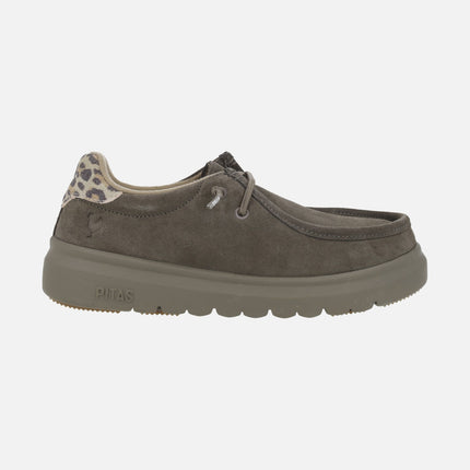 Zapatos de serraje estilo wallabi para mujer LYON