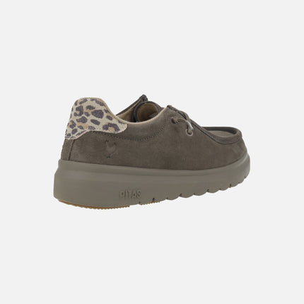 Zapatos de serraje estilo wallabi para mujer LYON