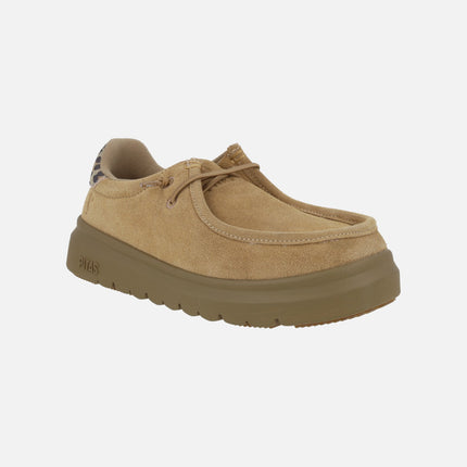 Zapatos de serraje estilo wallabi para mujer LYON