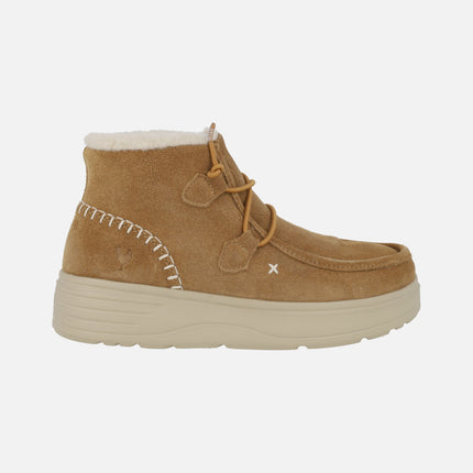 Botas Sydney para mujer en serraje hidrofugado