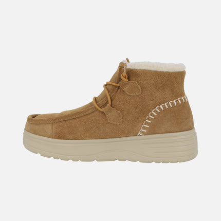 Botas Sydney para mujer en serraje hidrofugado