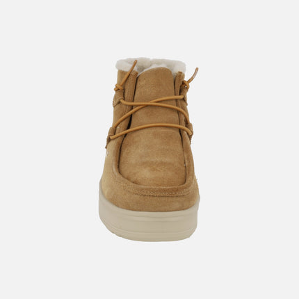 Botas Sydney para mujer en serraje hidrofugado