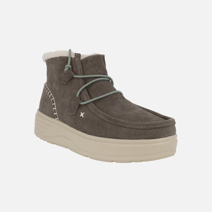 Botas Sydney para mujer en serraje hidrofugado