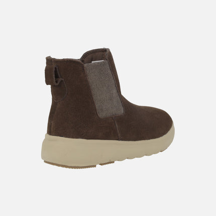 Nantes Chelsea style boots in water-repellent suede