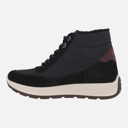Botines de cordones y cremallera para mujer con membrana Gore-tex