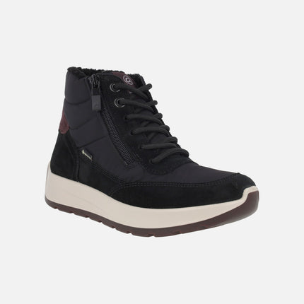 Botines de cordones y cremallera para mujer con membrana Gore-tex