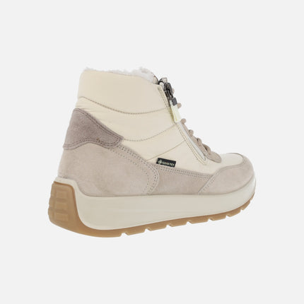 Botines de cordones y cremallera para mujer con membrana Gore-tex