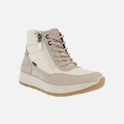 Botines de cordones y cremallera para mujer con membrana Gore-tex