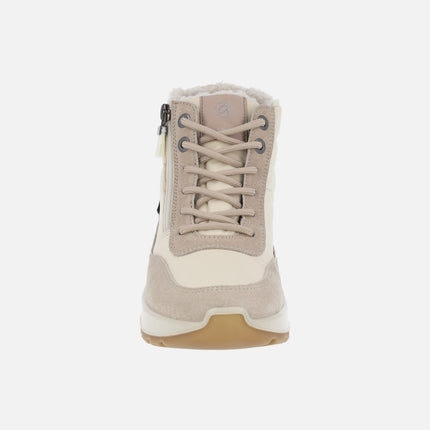Botines de cordones y cremallera para mujer con membrana Gore-tex