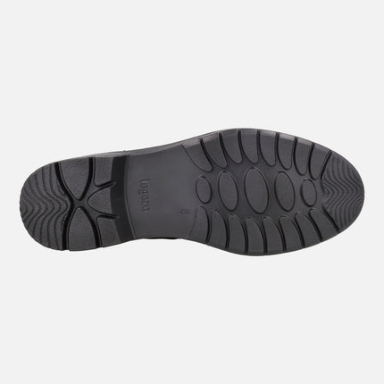 Botines estilo chelsea en piel serraje con membrana GORE-TEX