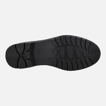 Botines estilo chelsea en piel negra con membrana GORE-TEX