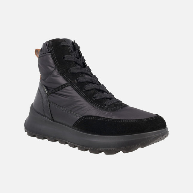 Botines negros para mujer con membrana impermeable GORE-TEX