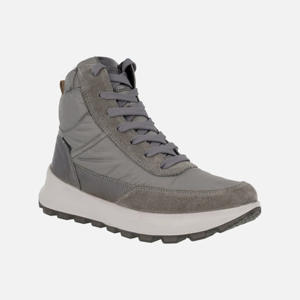Botines grises para mujer con membrana impermeable GORE-TEX