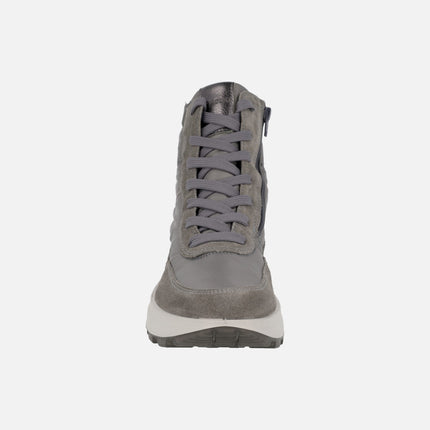 Botines grises para mujer con membrana impermeable GORE-TEX