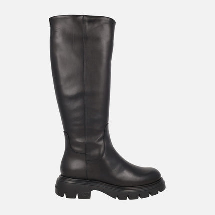Botas altas Bones 17 en piel negra