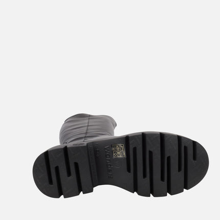 Botas altas Bones 17 en piel negra