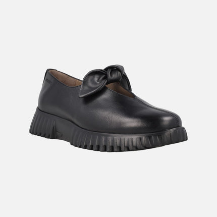 Mary jane style leather shoes with bow FlexFly 21
