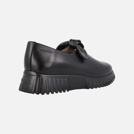 Mary jane style leather shoes with bow FlexFly 21