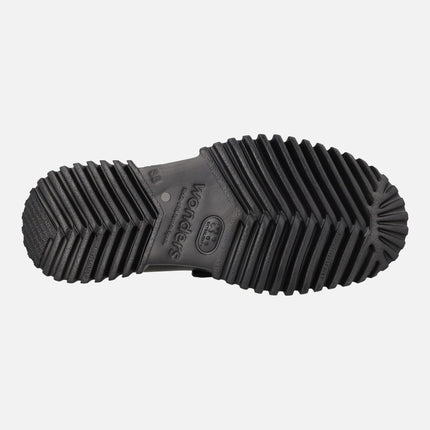 Mary jane style leather shoes with bow FlexFly 21