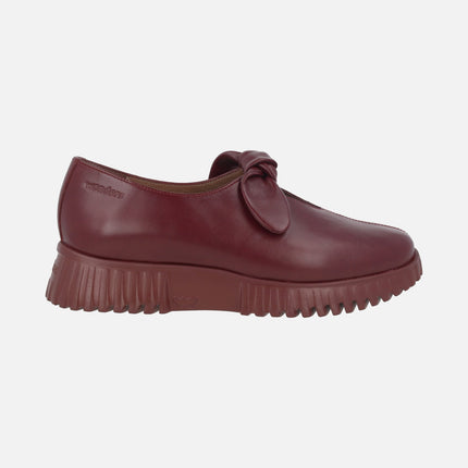 Mary jane style leather shoes with bow FlexFly 21
