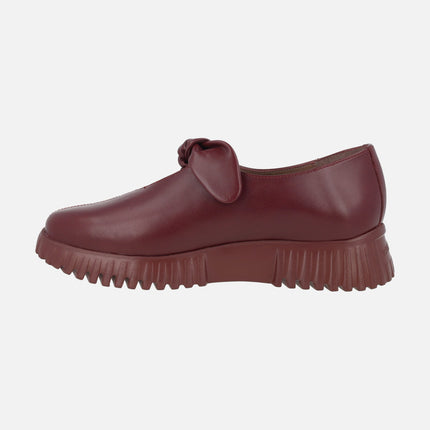 Mary jane style leather shoes with bow FlexFly 21
