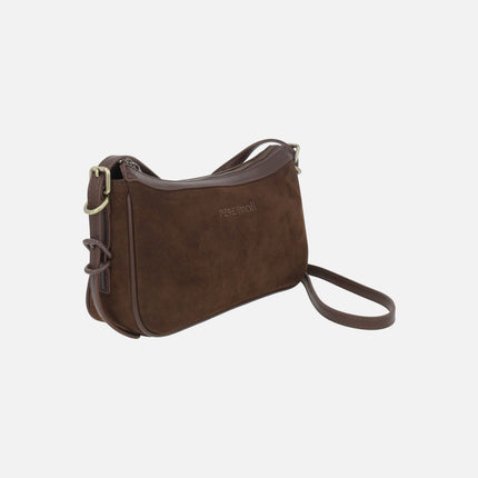 Bolsos bandolera Pepe moll en acabado serraje