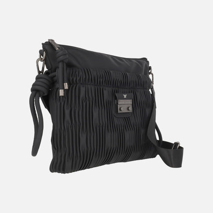 Shoulder bags with gathered design