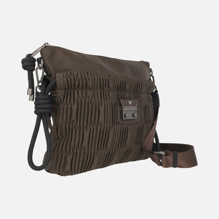 Shoulder bags with gathered design