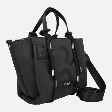 Bolsos de mano con bandolera en tejido neopreno