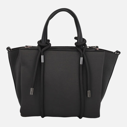 Bolsos de mano con bandolera en tejido neopreno
