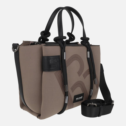 Bolsos de mano con bandolera en tejido neopreno