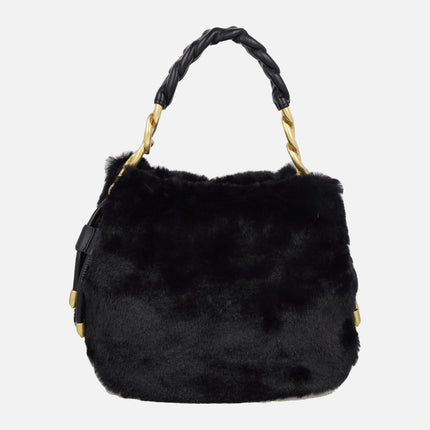 Pepe moll handbags in hair Black with handle on Black and gold
