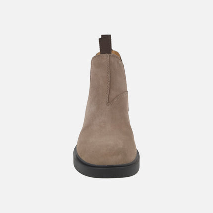 Botines chelsea para mujer en serraje taupe D SPHERICA EC1 B