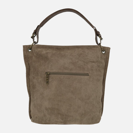 Bolsos para hombro y bandolera efecto serraje con estrellas y tachas