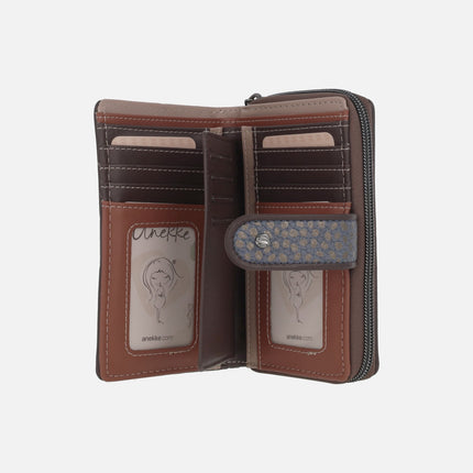 Cartera billetera de tamaño mediano en print multicolor Odyssey