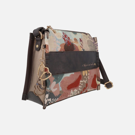 Crossbody bags in multicolored Blossom print