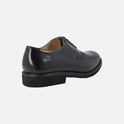 Zapatos de cordones para hombre Robert en piel antik color negro
