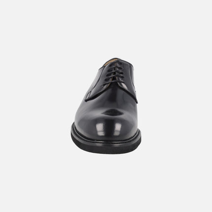 Zapatos de cordones para hombre Robert en piel antik color negro