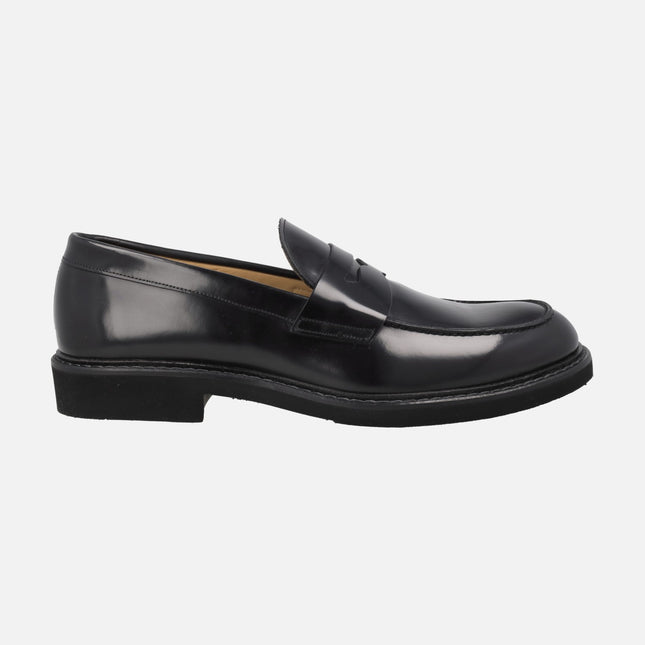 TORO men's moccasins with mask in antik leather