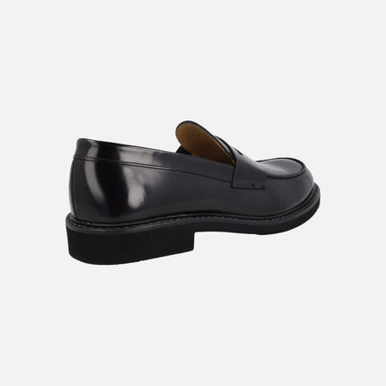 TORO men's moccasins with mask in antik leather
