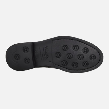 TORO men's moccasins with mask in antik leather