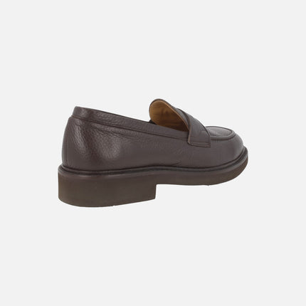 Mocasines para hombre en ciervo marrón chocolate modelo LANZA