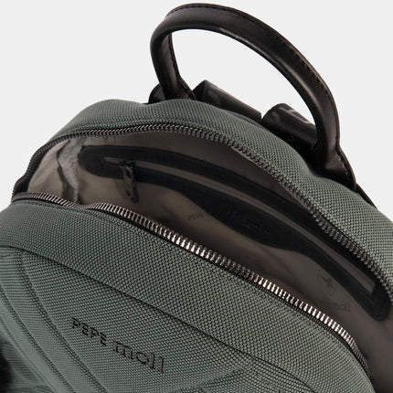 Mochilas acolchadas con adorno de llavero