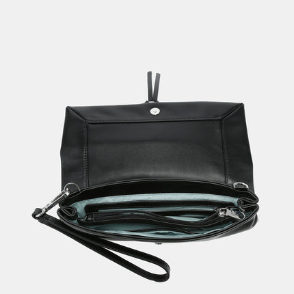 Carteras de mano efecto piel con bandolera incluída