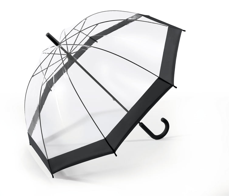 Transparent dome -shaped umbrellas