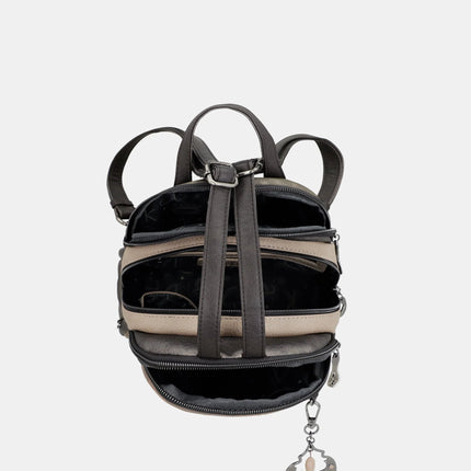 Real backpacks with triple compartment